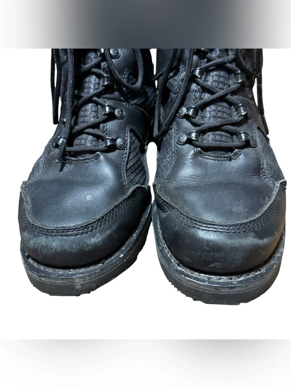 Harley Davidson D93771 Lensfield Black Ventilated Leather Motorcycle Boots 9.5M